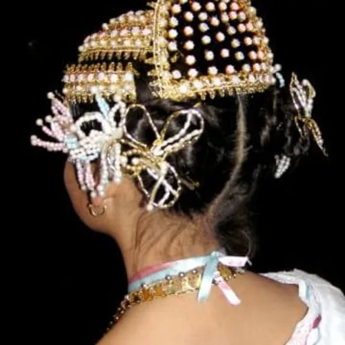 Traditional female hair adornments