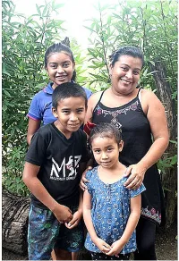 Native family in Panama